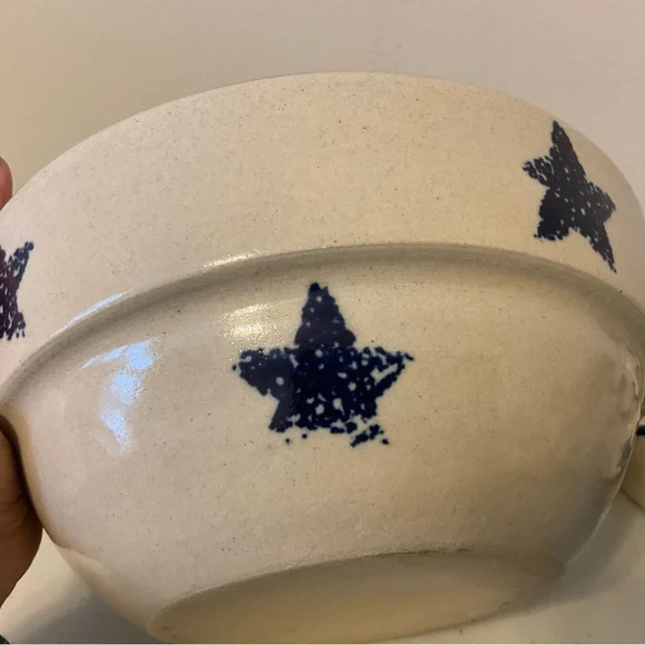 Vintage At Home American Marshall Pottery Serving Bowl - Picture 13 of 16